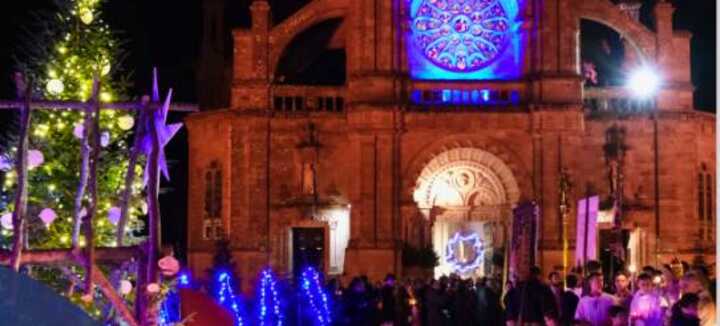 Sainte-Anne d'Auray s'illumine ! Inauguration des illuminations