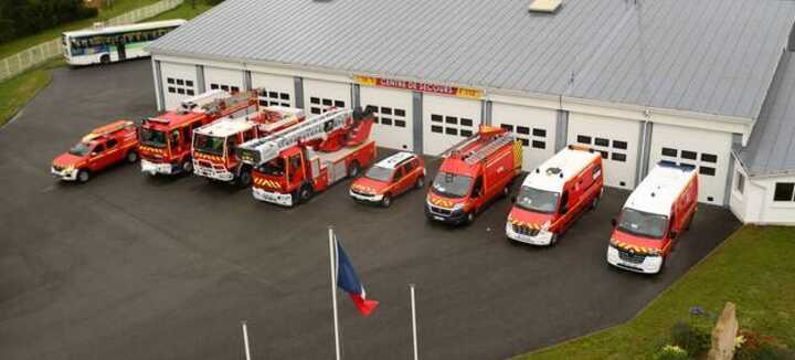 Visite du centre de secours de Carnac