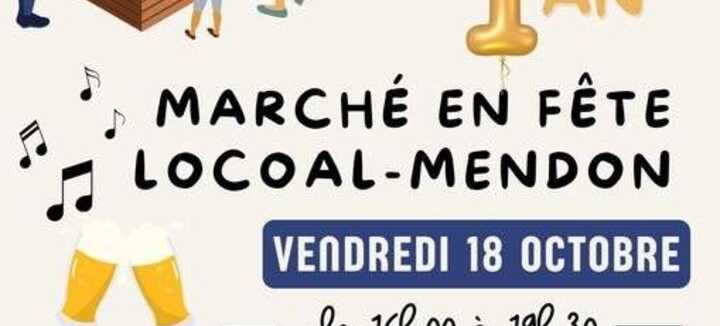 Les 1 an du marché de Locoal-Mendon